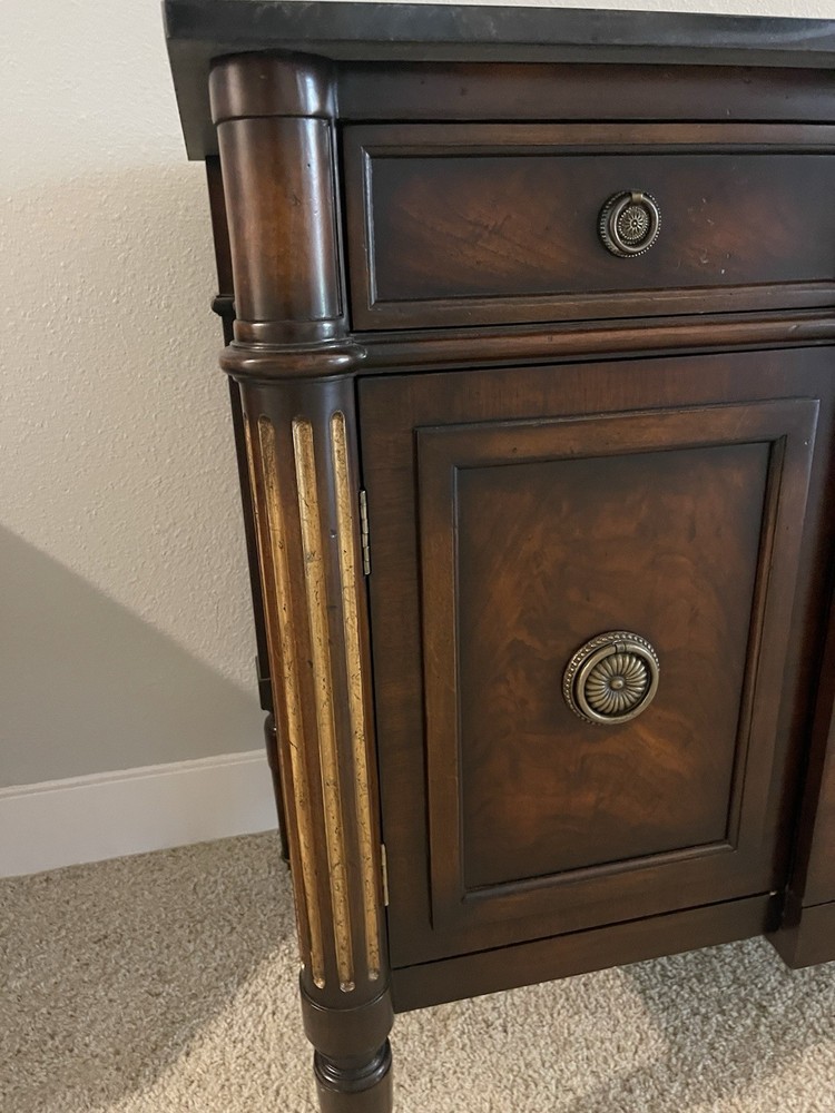 Lillian August Regency Style Granite Top Sideboard / Server