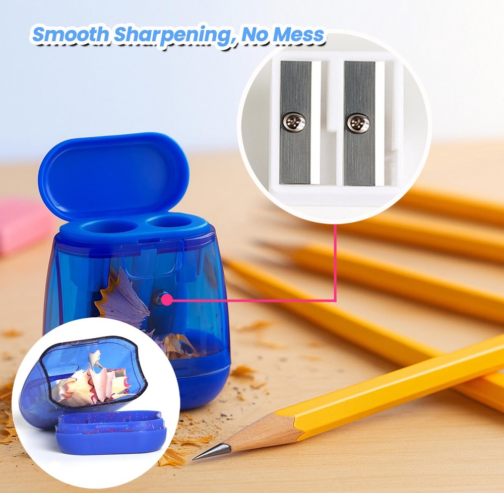 Pencil Sharpeners, Aipker Manual Sharpeners & Basic-Pencil Sharpener, Colored