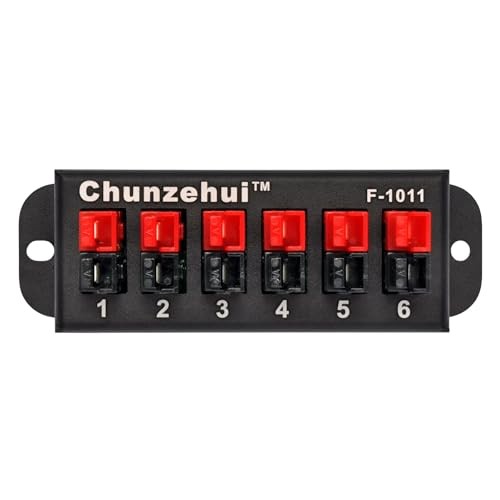 F-1011 6-Position 45A Power Pole Distribution Block Module, Connector Power