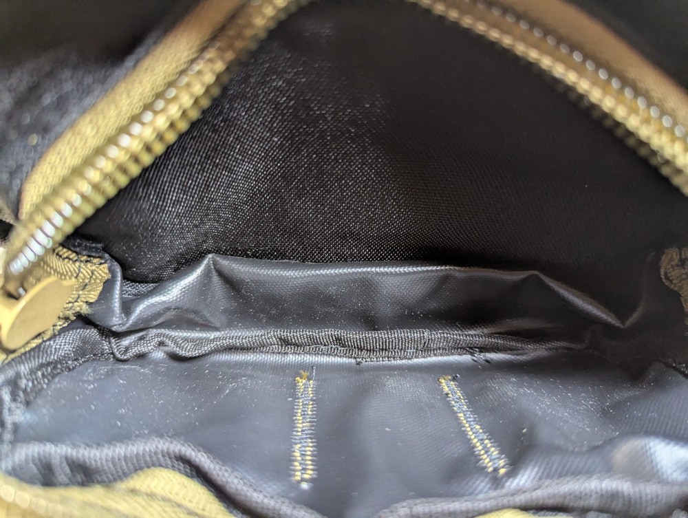 Gurkha Cigars Tactical Backpack Black/Tan Multiple Pockets EUC