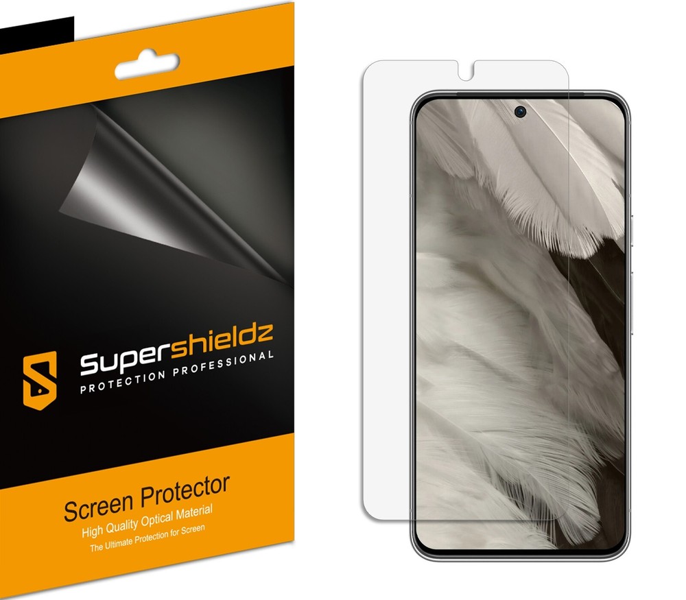 3X Supershieldz Clear Screen Protector Saver for Google Pixel 8