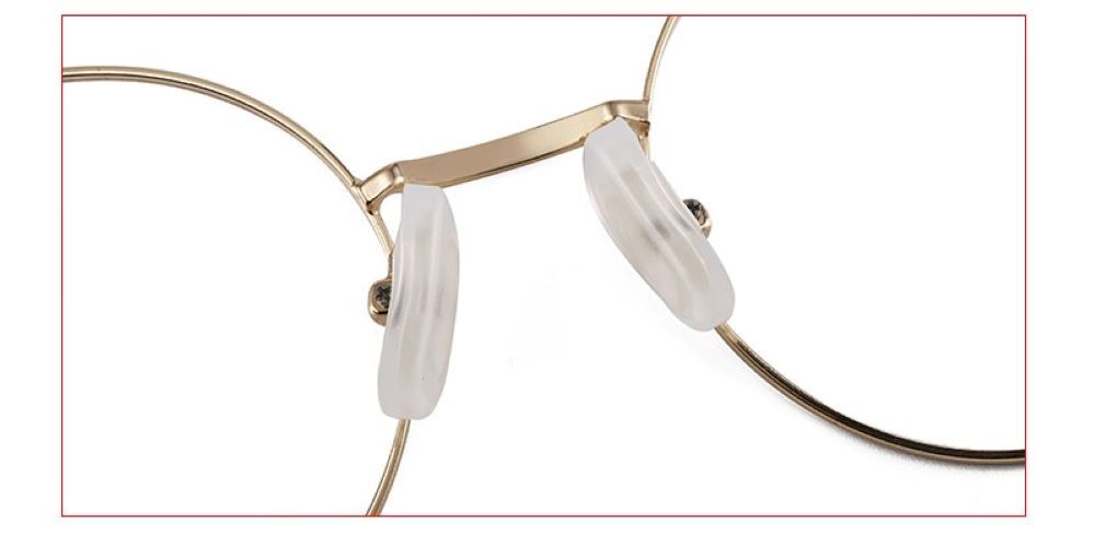 Nose Pad Covers SlipOn Eyewear Soft Silicon Large Clear 18mm, Ten (10) Pairs