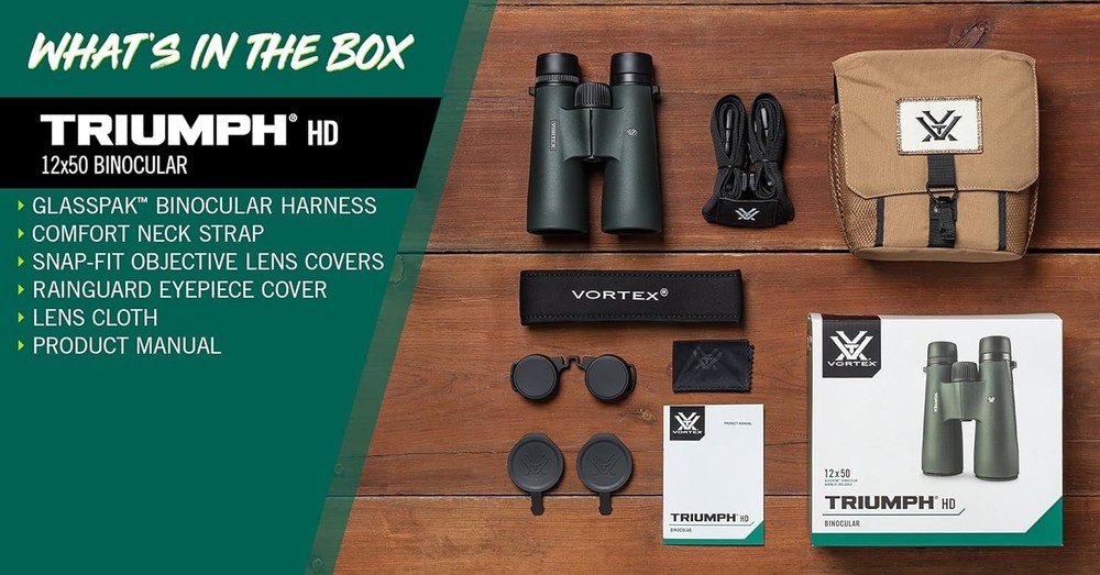 Vortex Optics Triumph HD 12x50 Binocular TRI-1250
