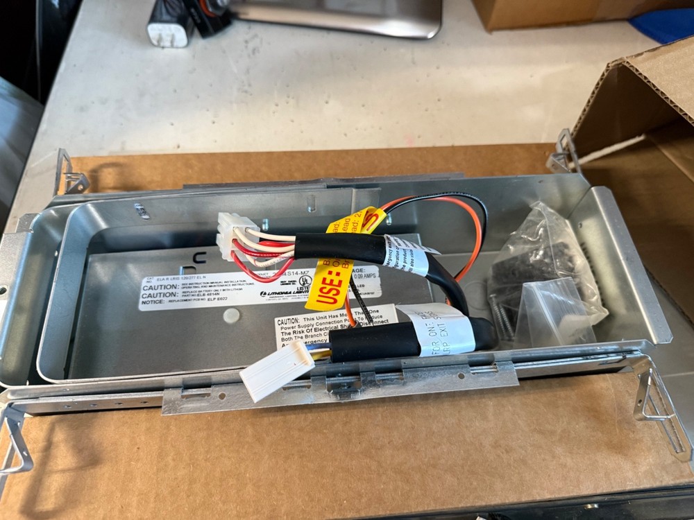 New Lithonia Lighting Rough-In Section For Edge-Lit Exit Sign Precise Collection