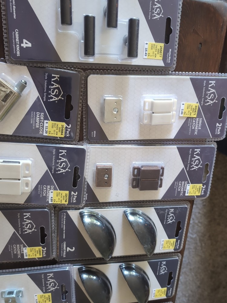 (30) National Hardware & KASA Drawer Catches & Knobs & Pulls!!