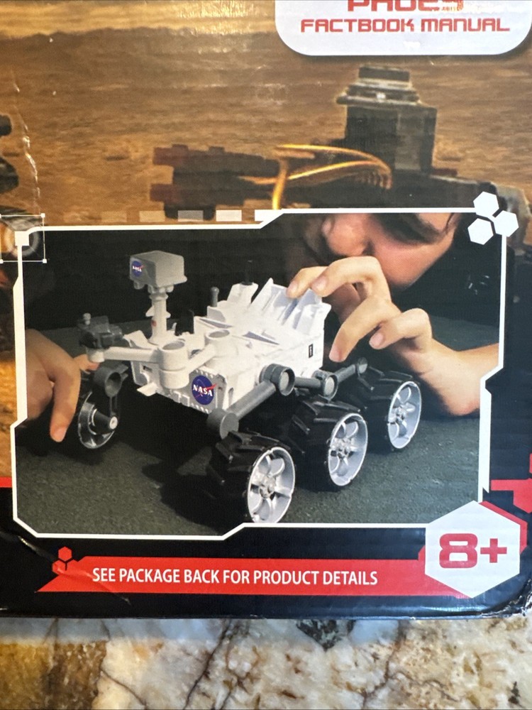 NASA Future Explorers - Mars Rover Build & Model STEM Powerful Motor Robotic Arm