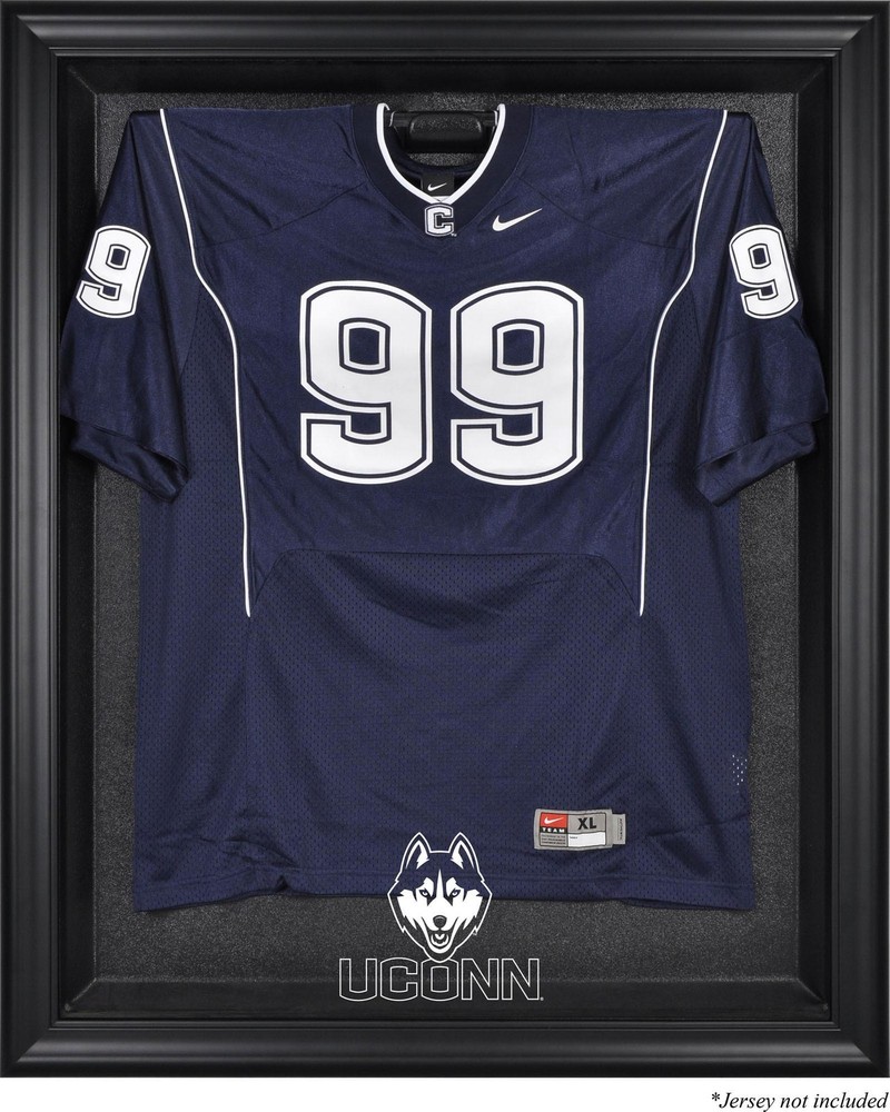 UConn Huskies Black Framed Logo Jersey Display Case