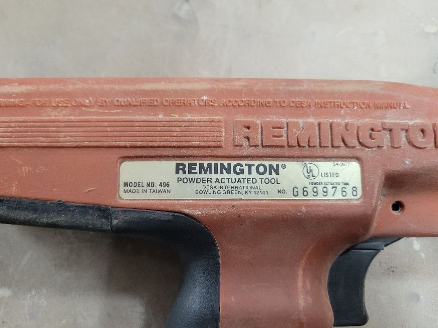 Remington Model 496 & 476 Powder Actuated Tool