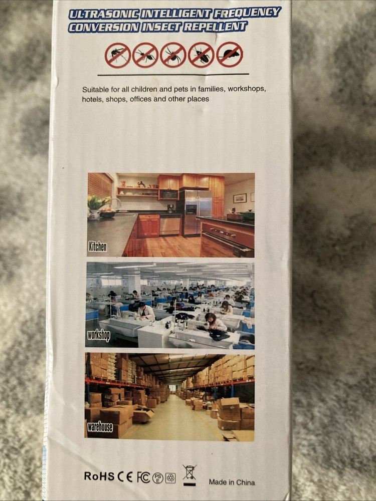 Ultrasonic Insect Killer 6 Pack Intelligent Frequency Conversion