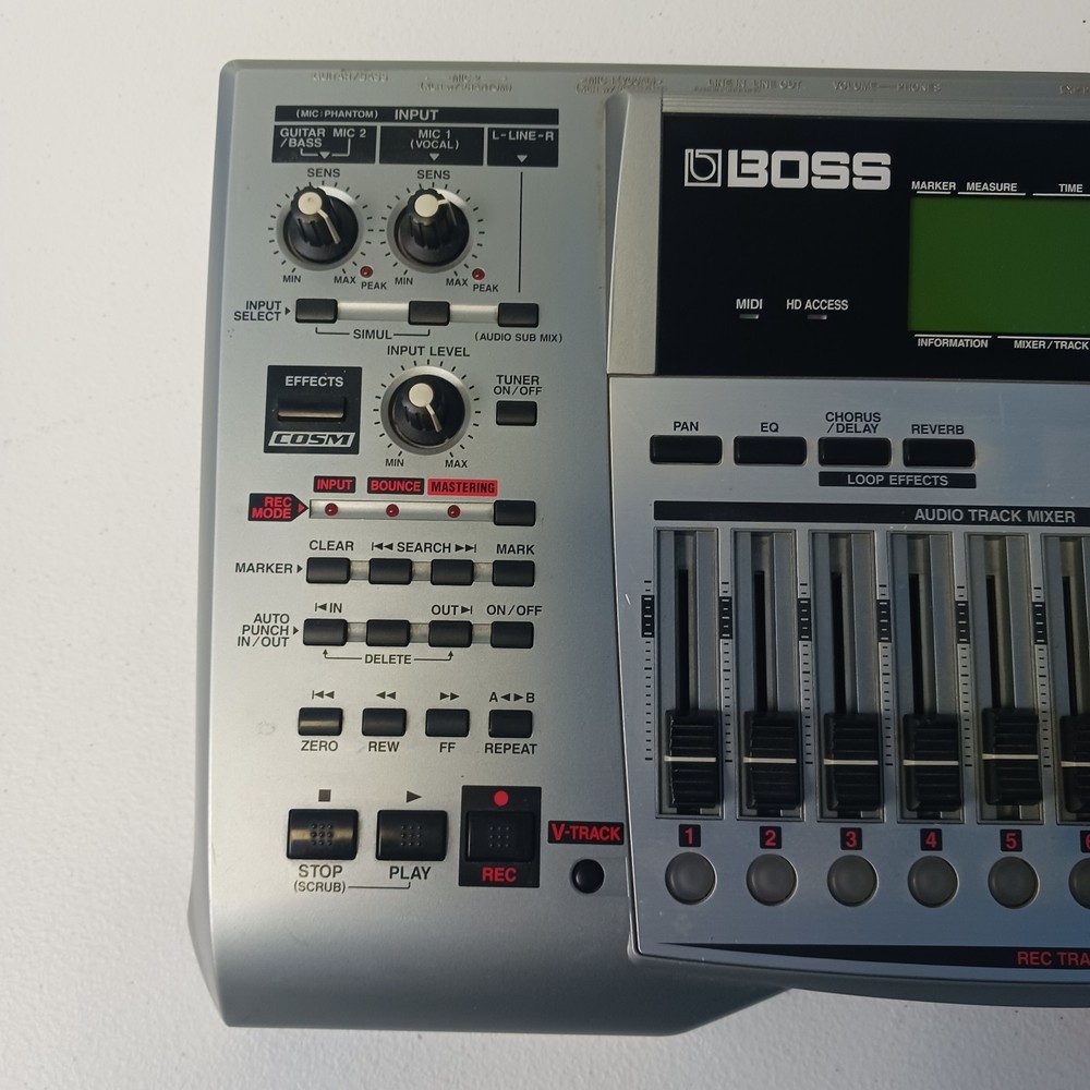 BOSS BR-1180 MTR Multi-Track Recorder No adapter Untested