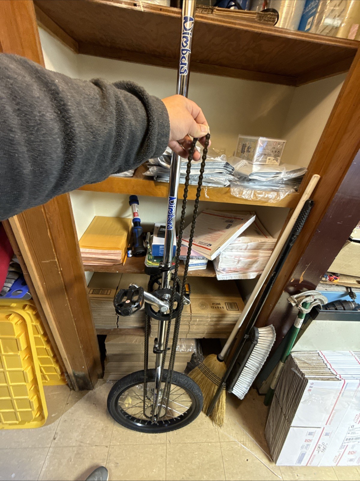 Nimbus Giraffe Unicycle Chrome Nimbus Performers Circus Monowheel 6/7+ Foot Tall