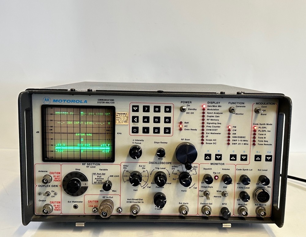 Motorola R2008D Communications System Analyzer