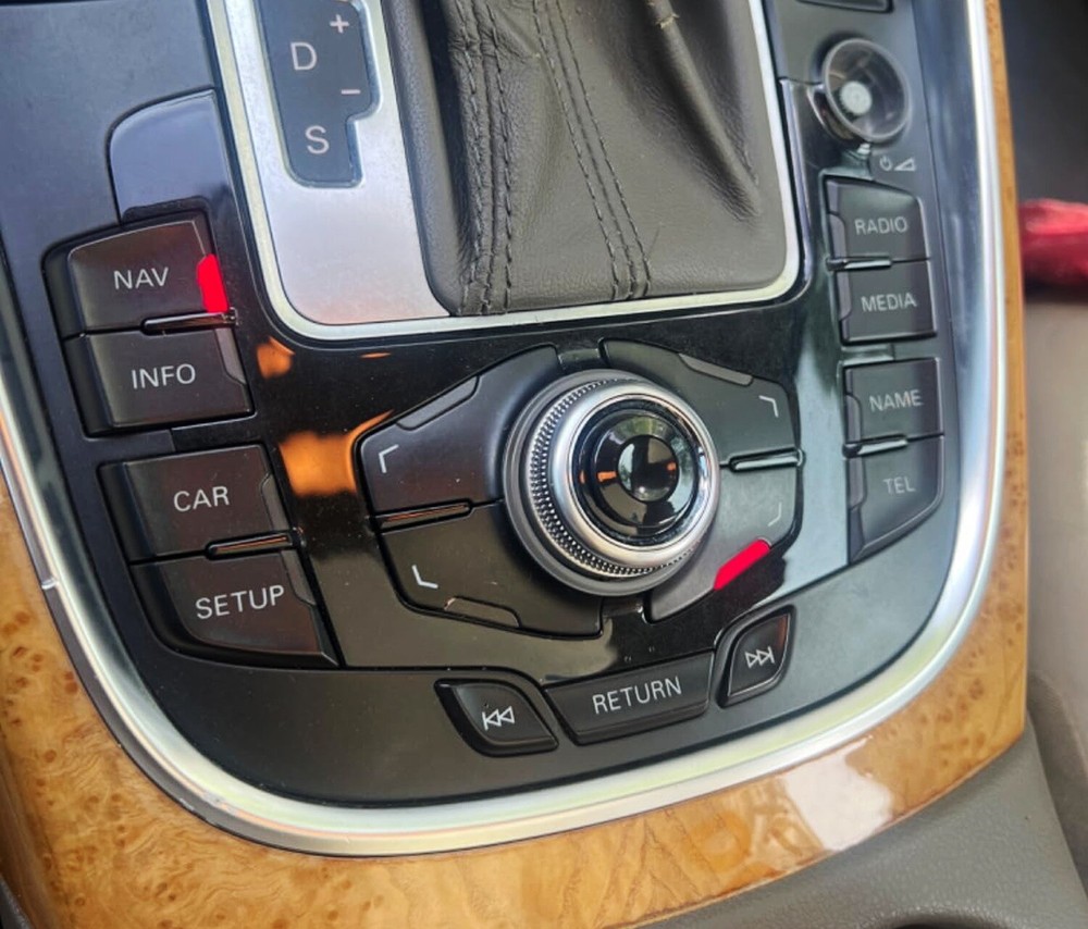 Center Console Navigation Joystick Mini Button Cover Cap For Audi A4 A5 A6 Q5 Q7