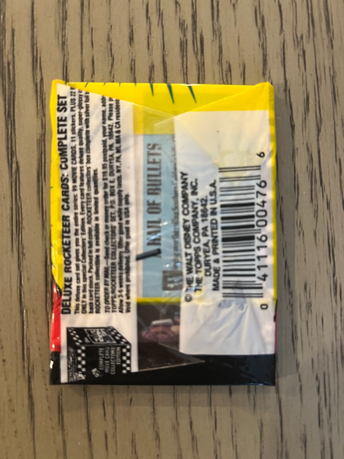 1991 Topps Rocketeer Sealed Pack