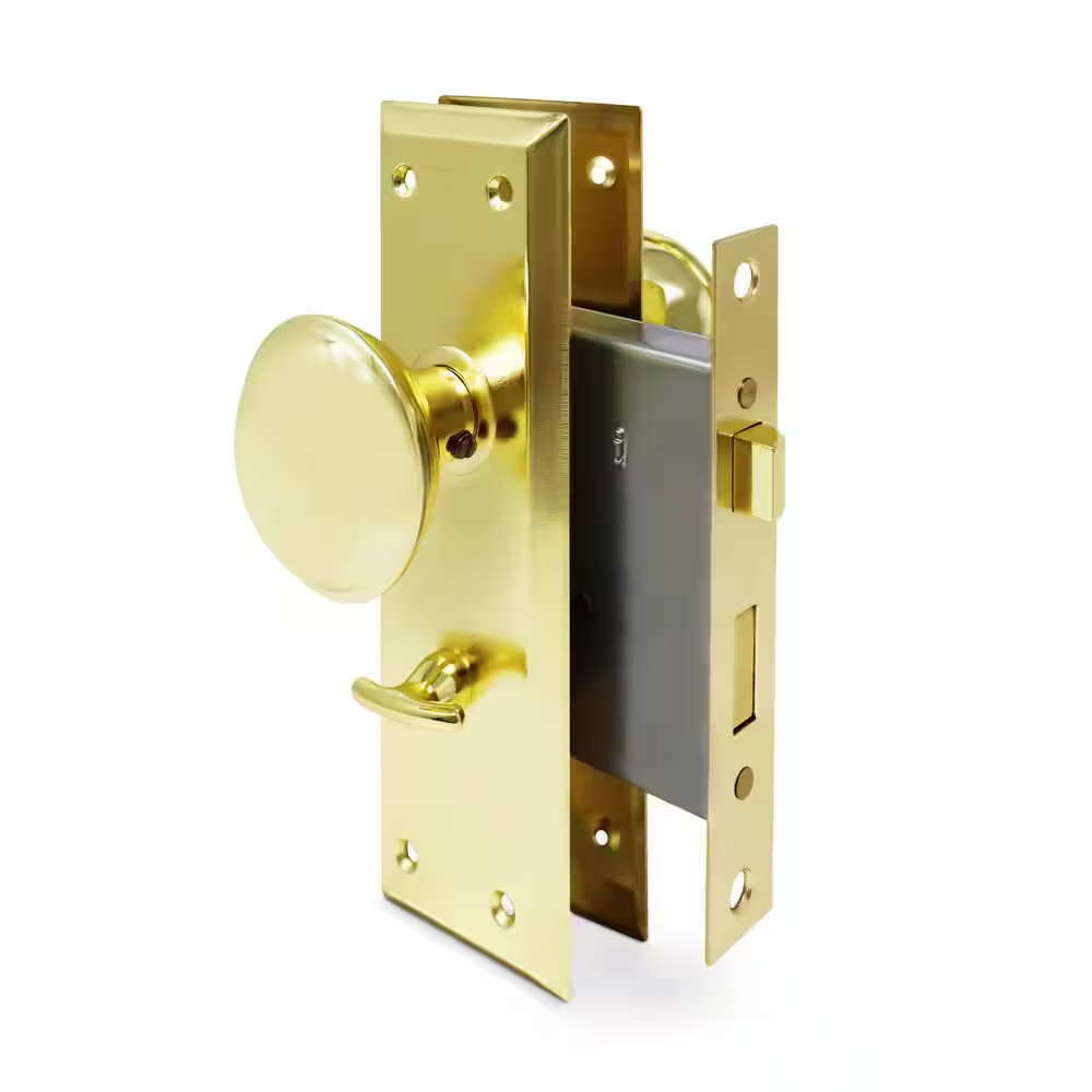 Left/Right Reversible Old Time Mortise Replacement Lockset-Privacy Function-Us3