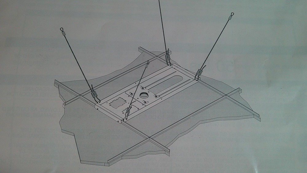 PREMIER MOUNTS PP-FCTA-QL HIDDEN FALSE CEILING PROJECTOR ADAPTER ** NOB**