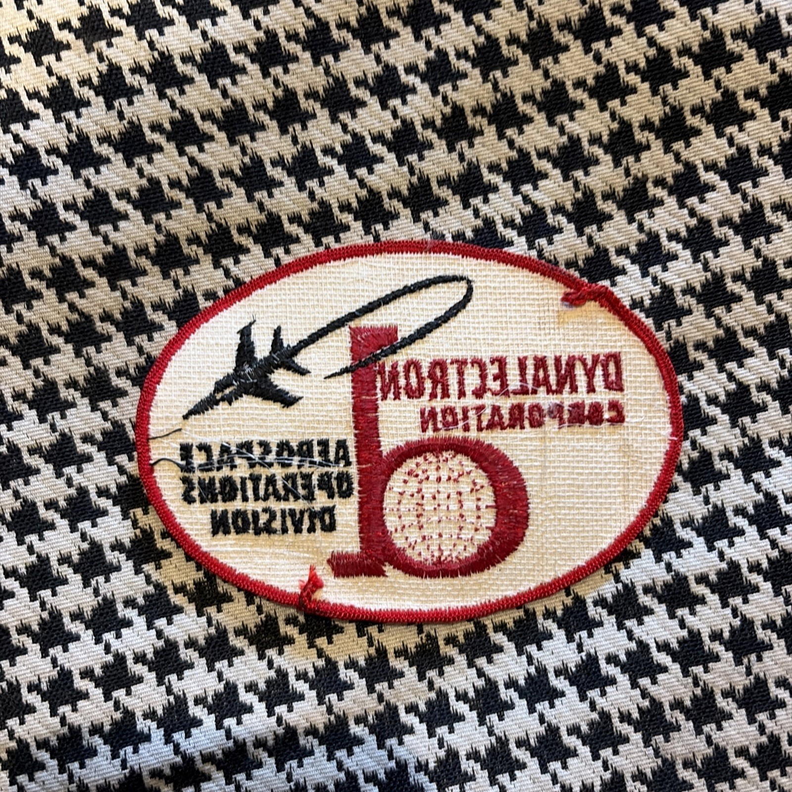 VTG DynCrop/Dynalectron Corporation Aerospace Operations Patch Sew On Airplane