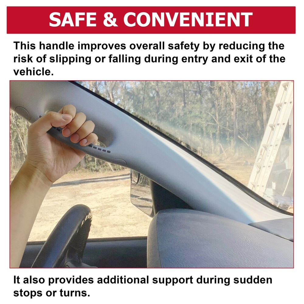 Beige Pull Grab Handle A-Pillar Windshield Post Trim For Dodge Ram 2002–2010