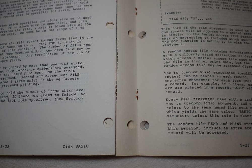 Processor Technology Extended Disk BASIC 1978 Vintage Original User's Manual