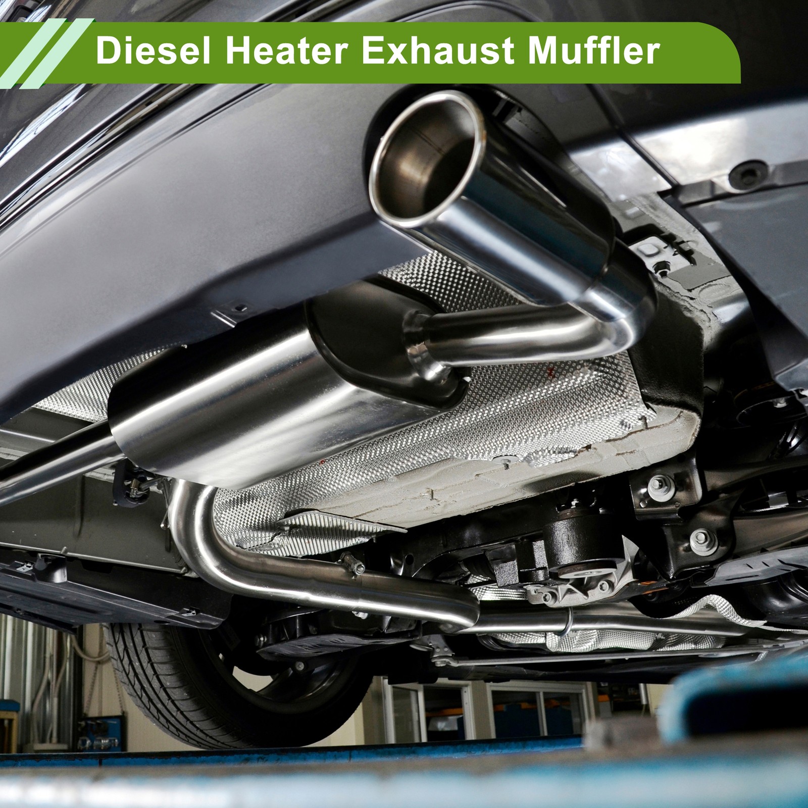 Diesel Heater Exhaust Muffler Parking Air Heater Muffler Silencer for Car Truck