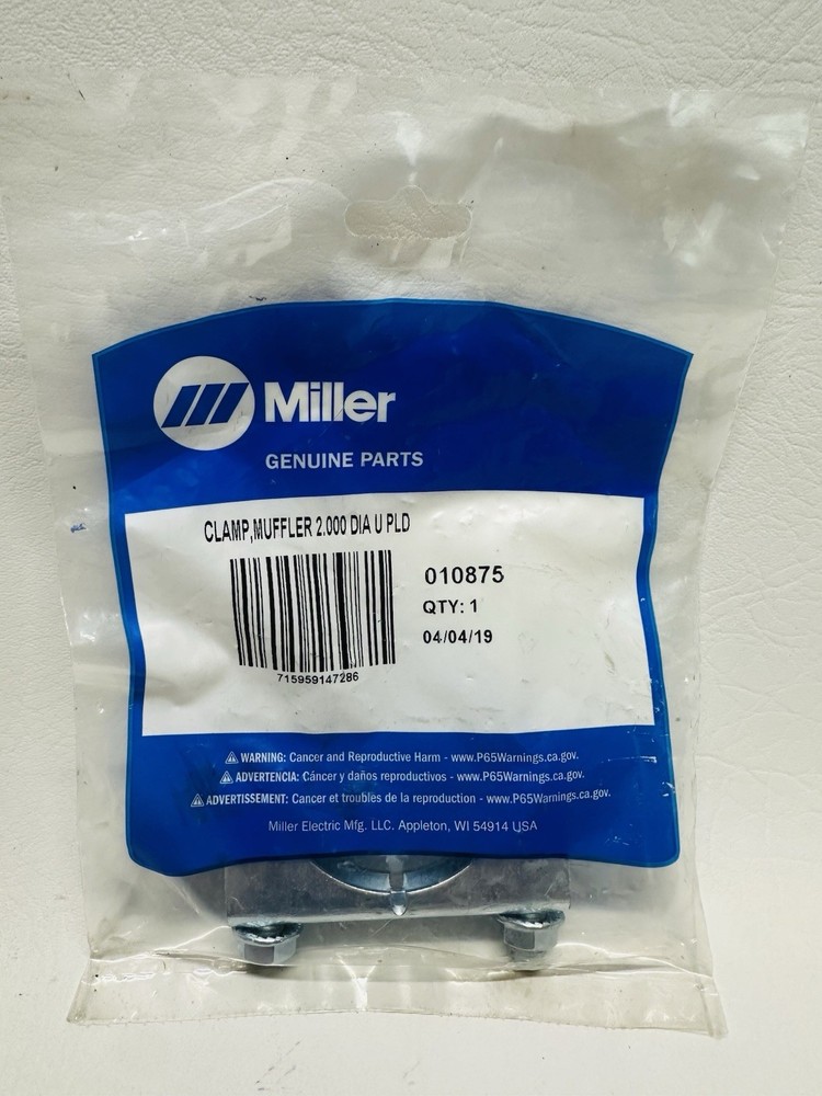 NEW Miller 010875 Clamp