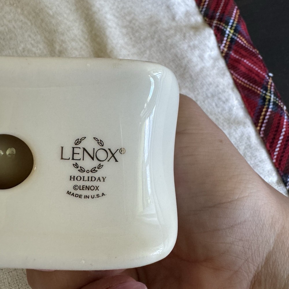 Lenox Dimensions Holiday - (2) Sleigh Candleholders