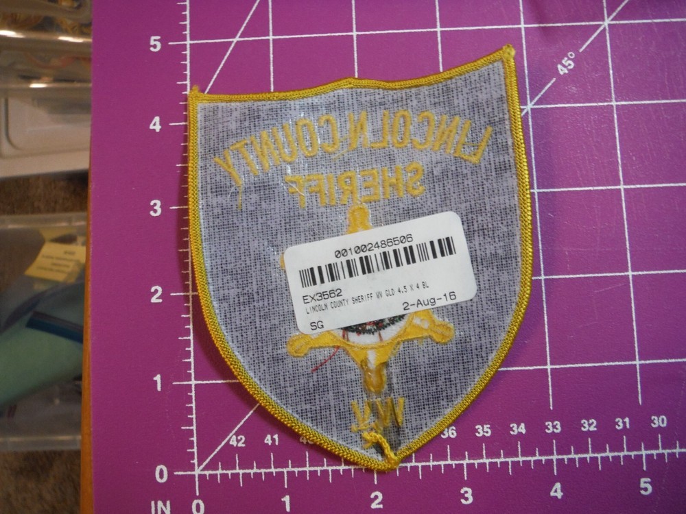 Lincoln County W. Virginia Sheriff patch