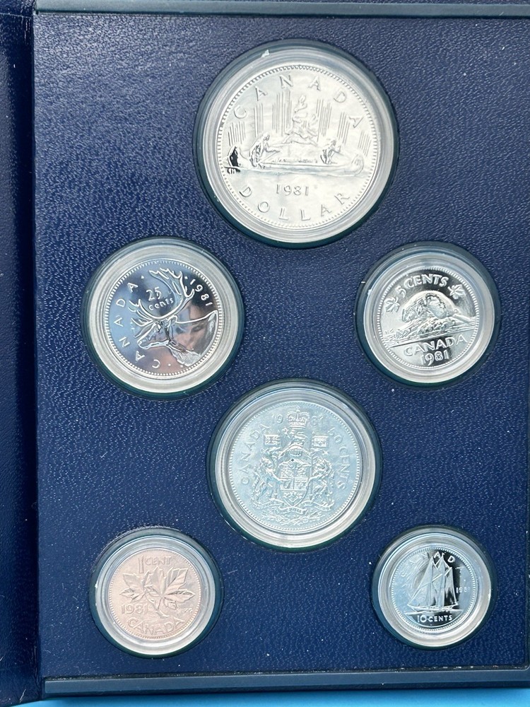 1981 RCM Specimen Set - 6 coins