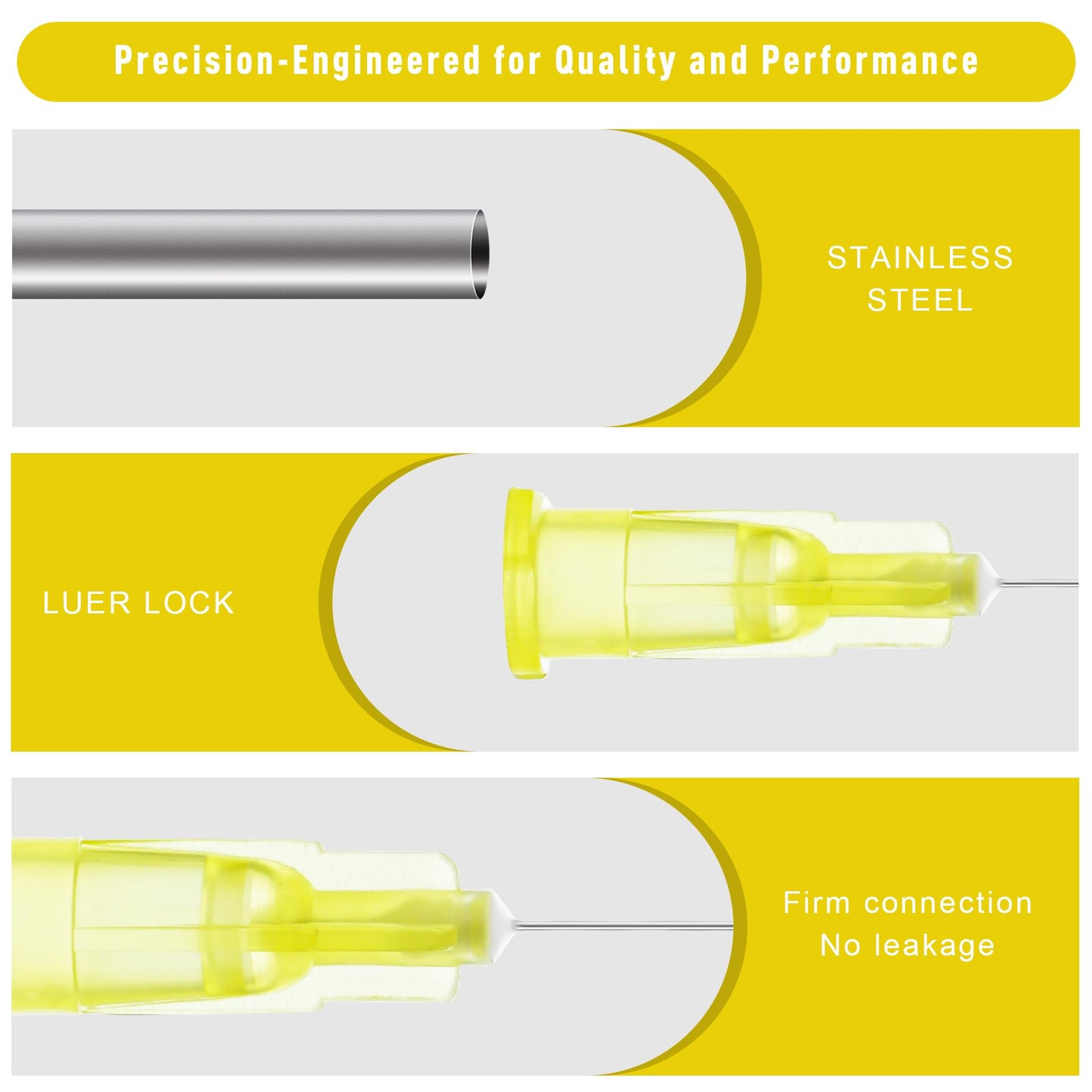 30Gauge 5/16 Inch Needle, Disposable Luer Lock 30 Gauge