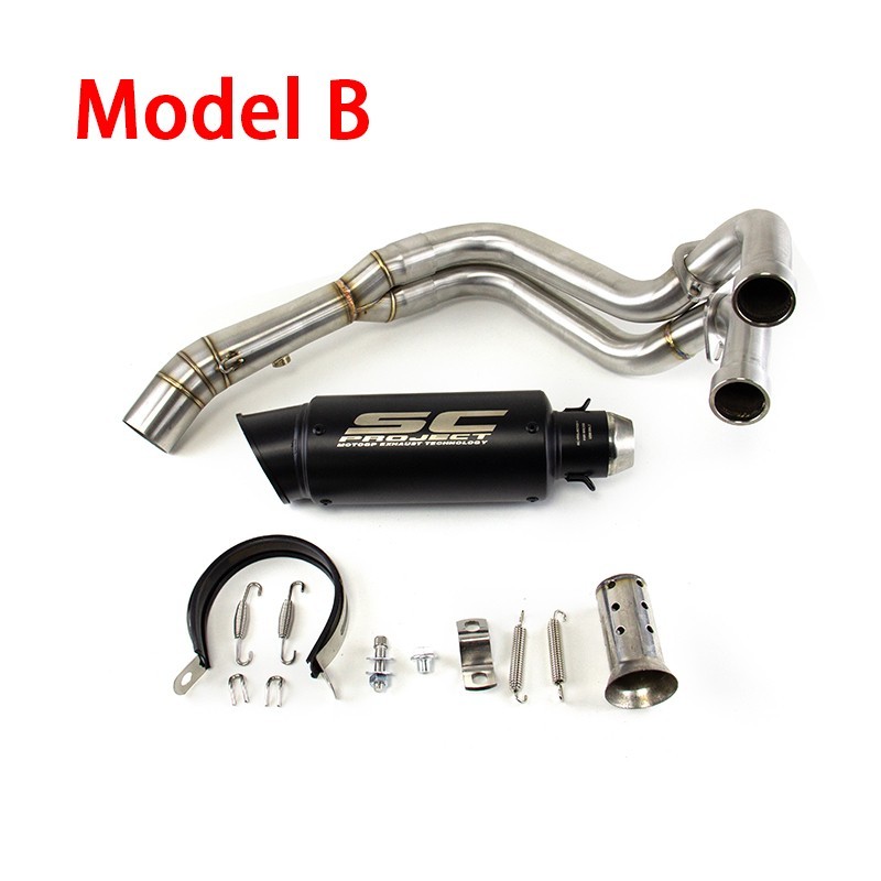 YZF R7 2021-2025 for Yamaha MT-07 Whole System Exhaust Header Pipe Muffler Tips