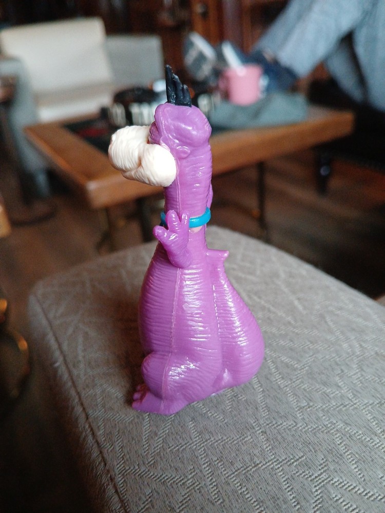 Flintsones Dino Vintage Plastic Candy Container (empty)