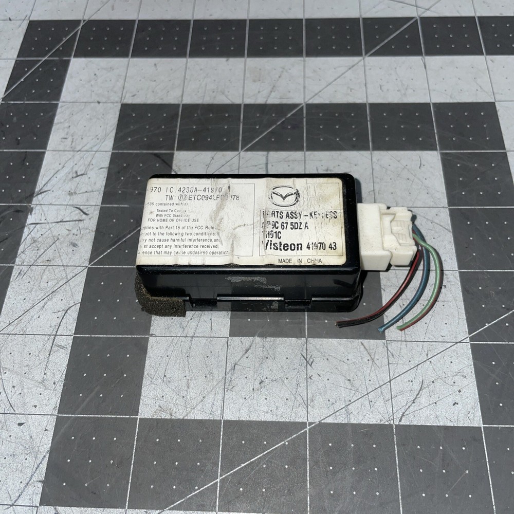 2006 2008 Mazda 6 Mazdaspeed GP9C-67-5DZA Keyless Entry Control Module