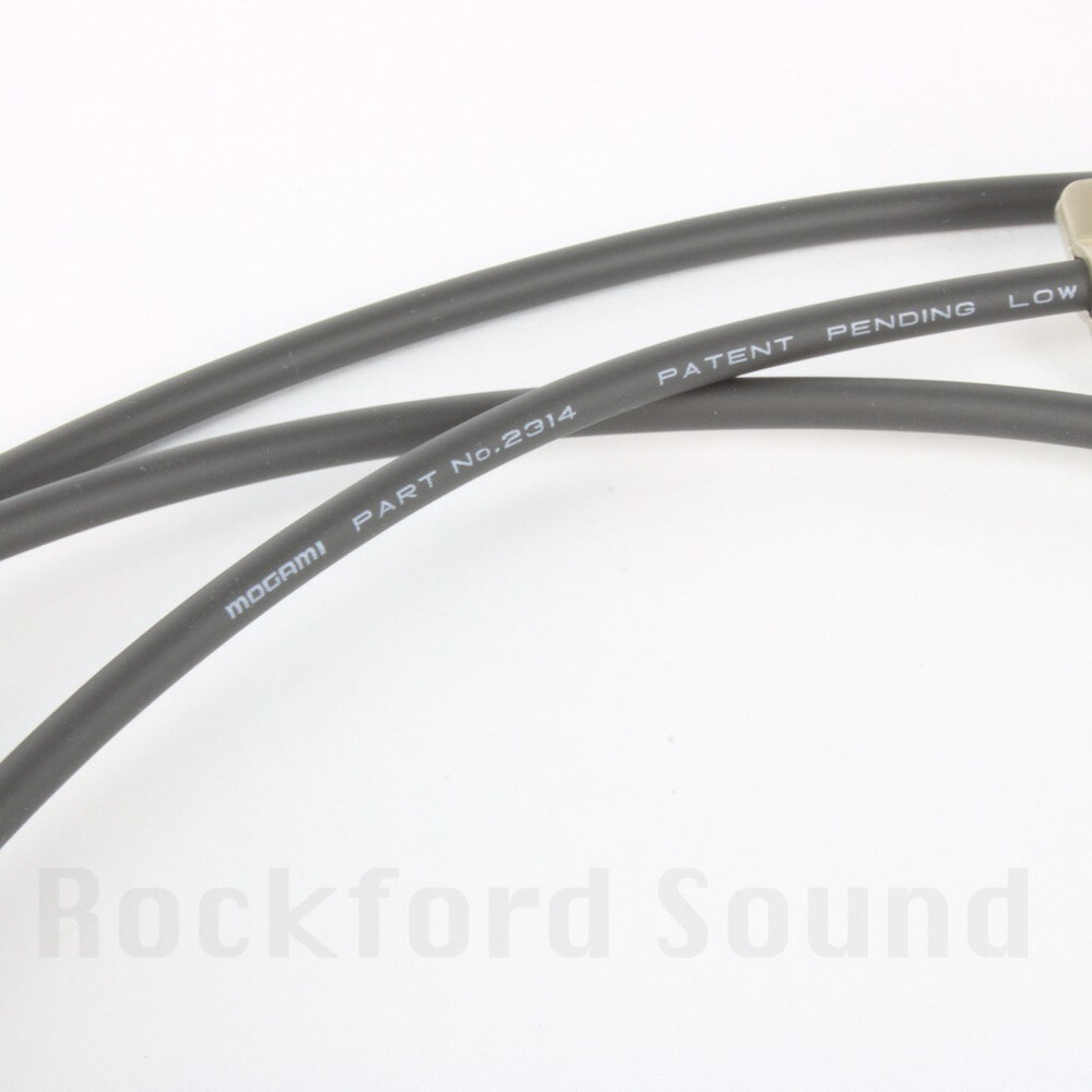 Mogami W2314 & Squareplug SP400BK Patch Cable - 1/4" Right angle to Right Angle
