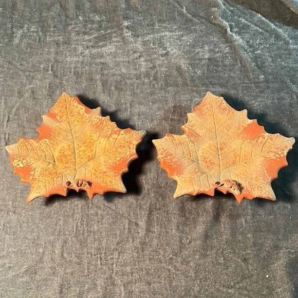 Fall Autumn Leaf Tealight Holders