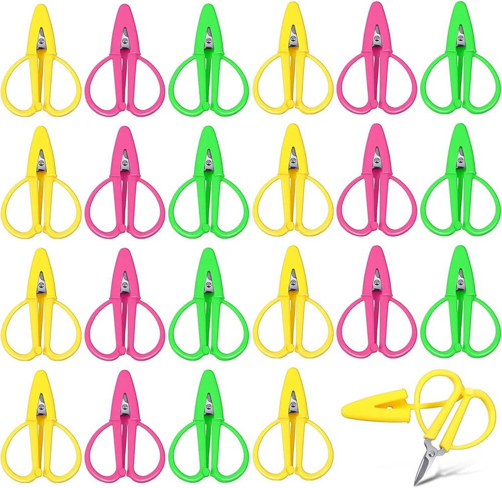 Mini Scissors Thread Tiny Colorful Travel Back to Assorted