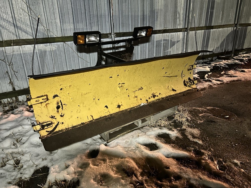 Fisher Snow plow blade and A frame