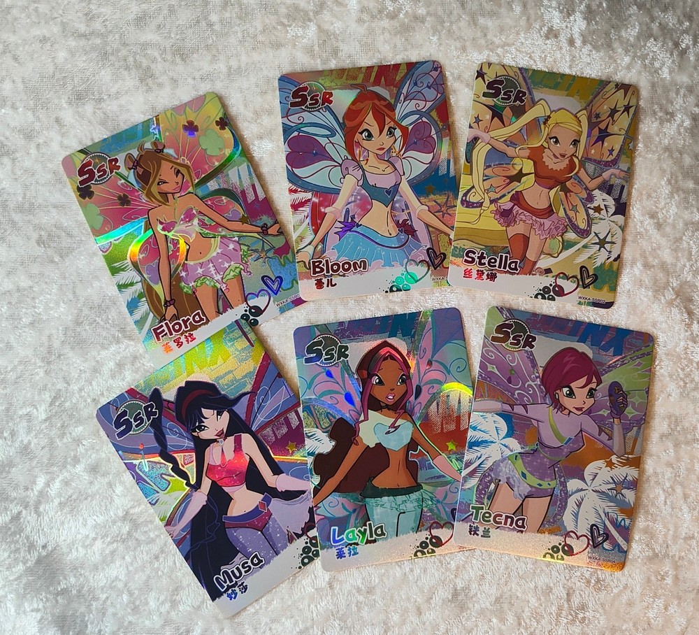 winx club trading cards