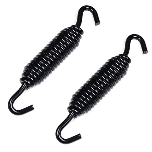2-Pack black Chrome Kickstand Spring Jiffy Stand spring fits for Harley 2 Pack