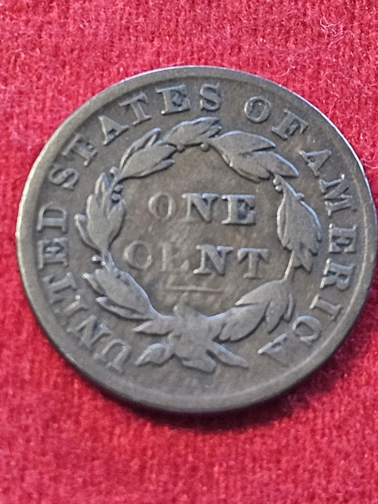 1829 large cent medium letters N-5