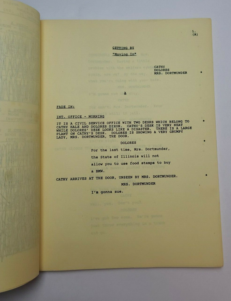 GETTING BY / William Bickley & Michael Warren 1992 TV Script, "Moving-In"