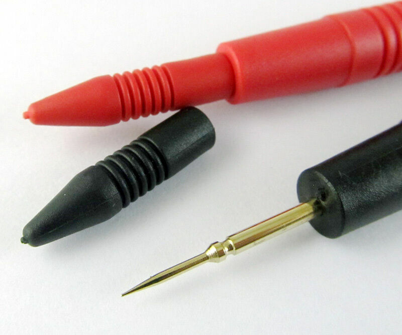 Sharp Needle SMD Multimeter Meter Test Lead Probe with Jacket protection 1set