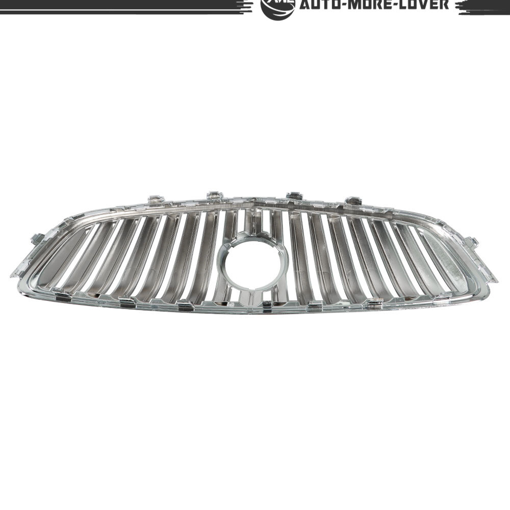 For 2012-2017 Buick Verano Front Bumper Upper Grille Assembly Chrome Replacement