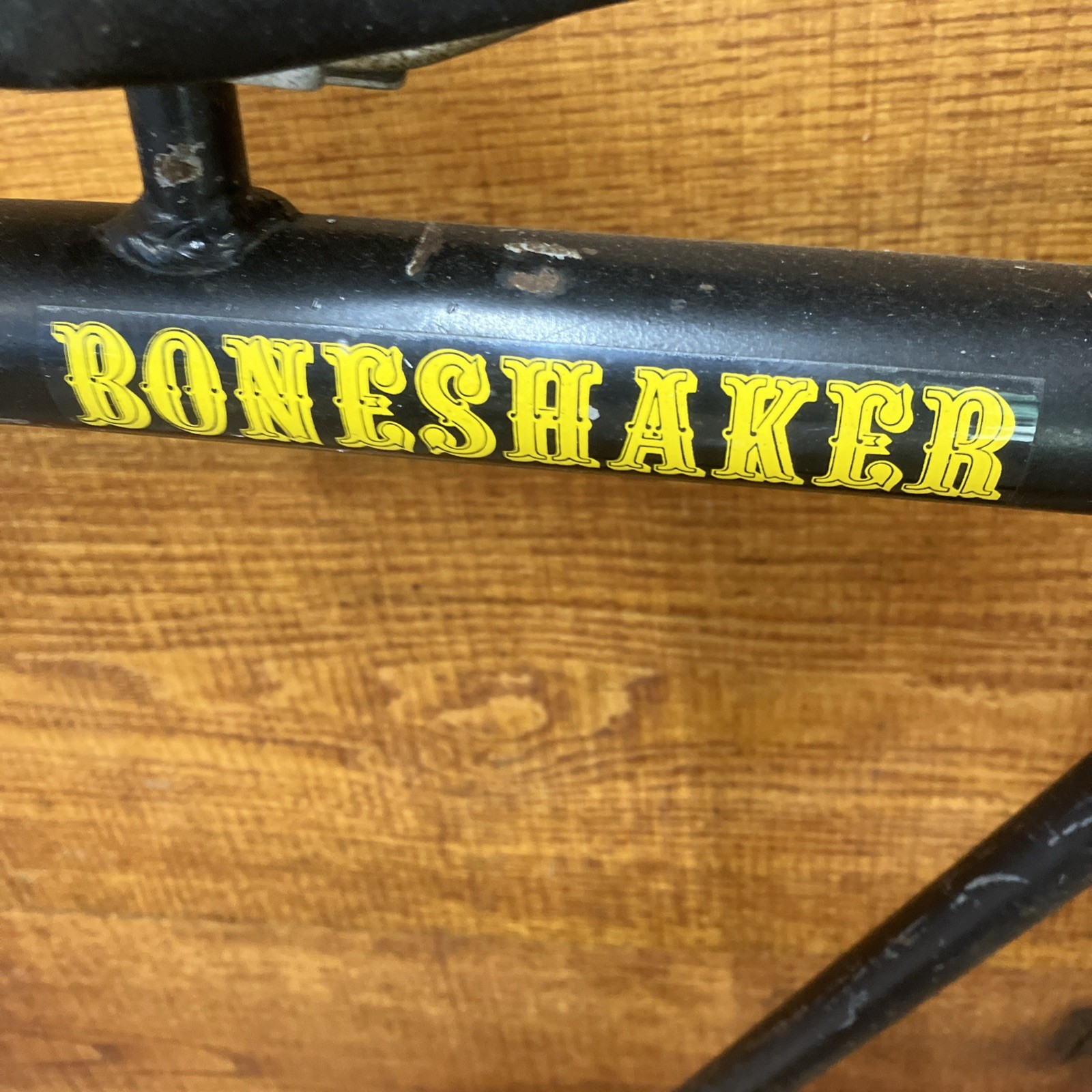 The Bone Shaker High Wheel Frame, Fork, Rear Wheel,Seat- Reproduction- Made USA-