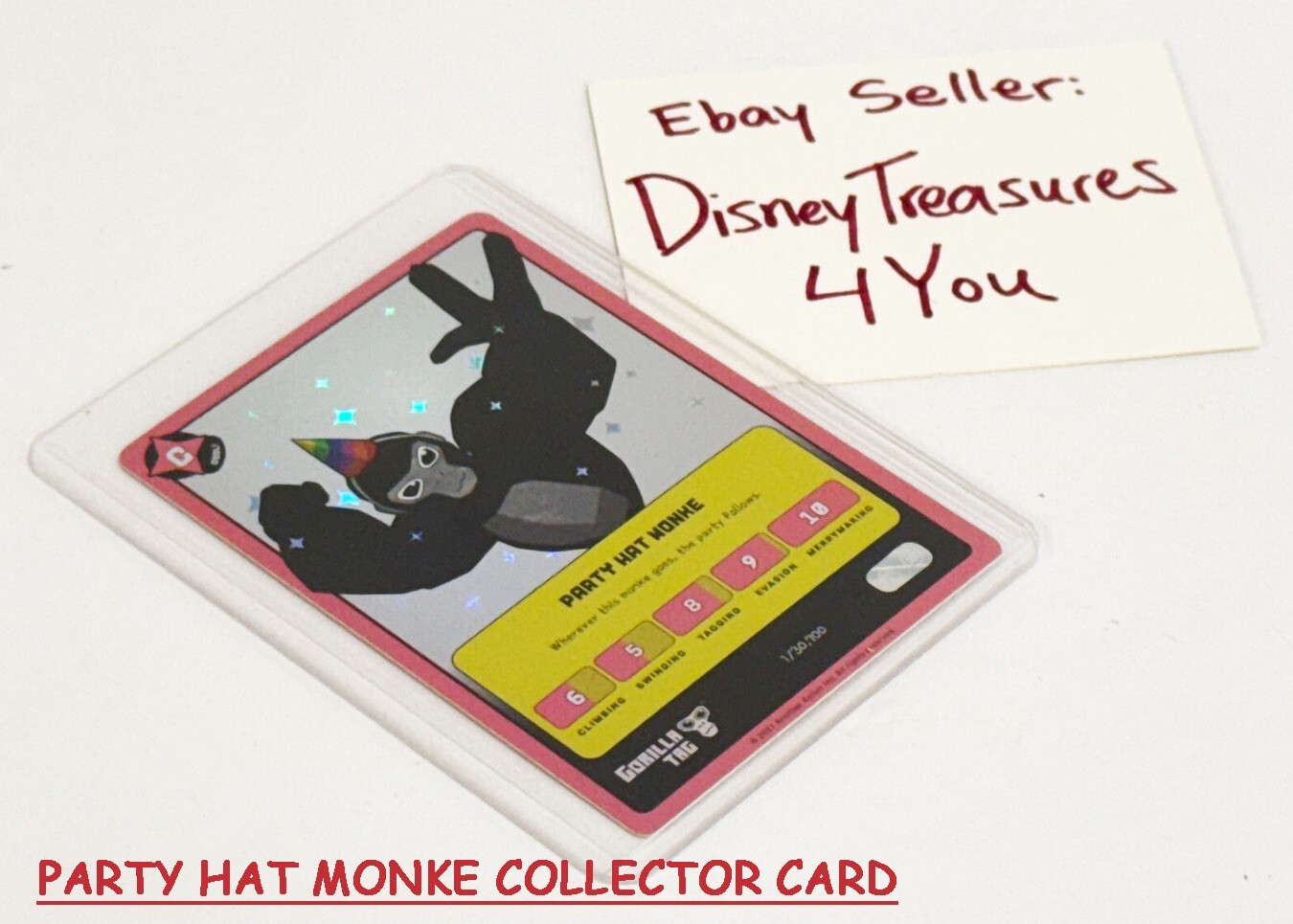 Official Makeship Gorilla Tag Monke Trading Card Limited Edition Rare YOU CHOOSE