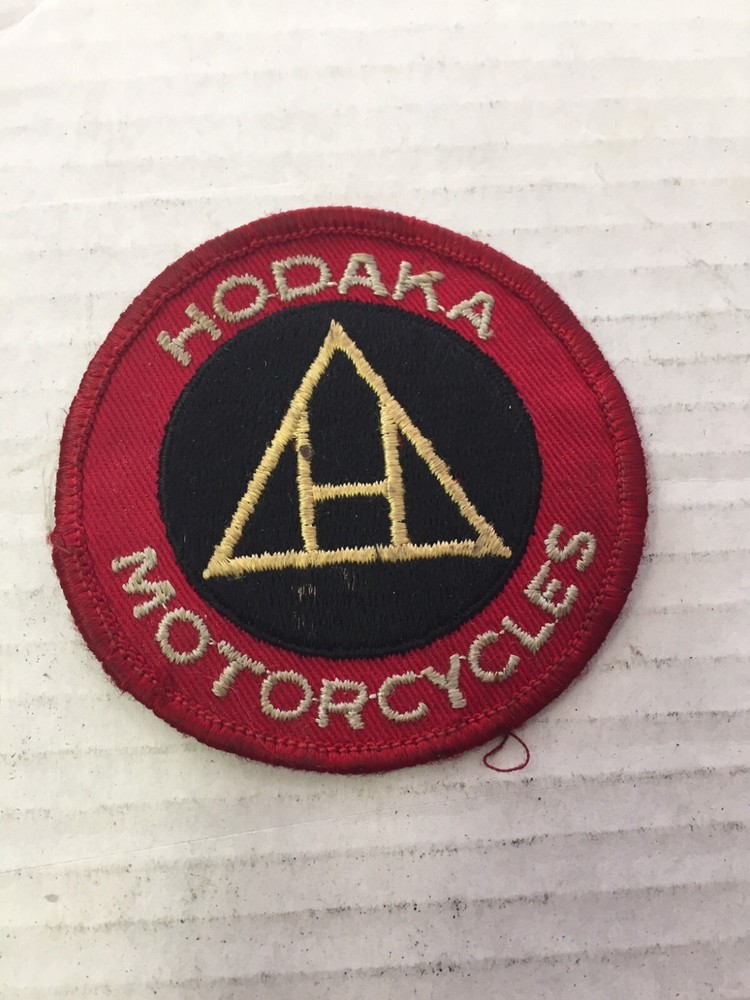 VINTAGE     HODAKA    3"  HAT OR JACKET PATCH