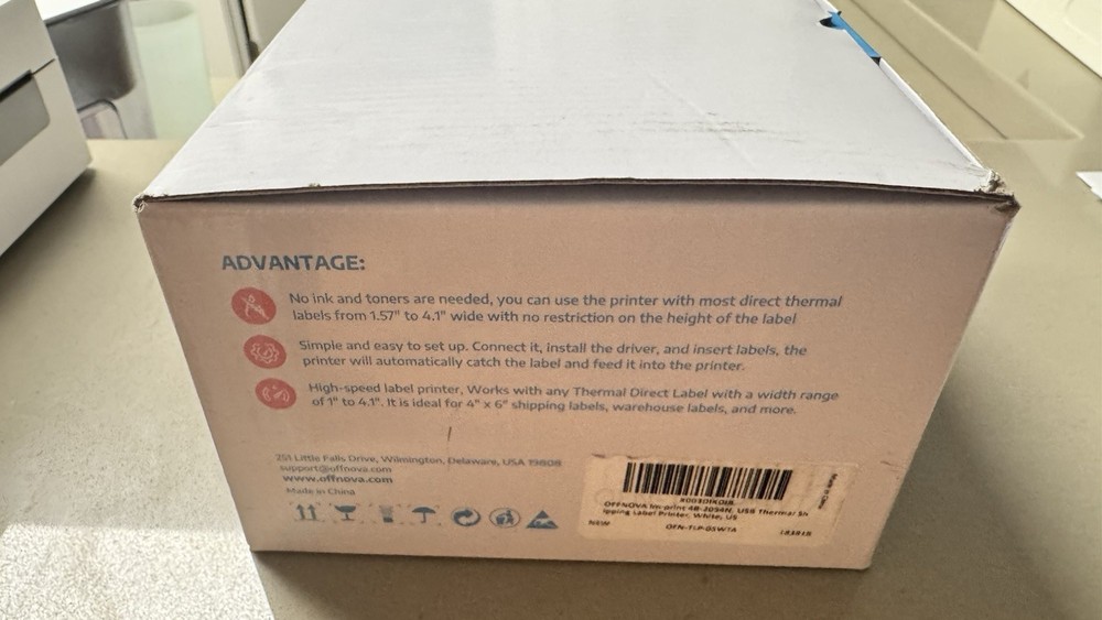 Offnova 4B-2054N High Speed Thermal Label Printer (USB Only)
