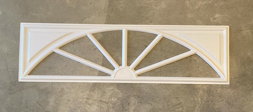 2 Amarr Wagon Wheel Replacement Insert for Long Panel Amarr Garage Door White