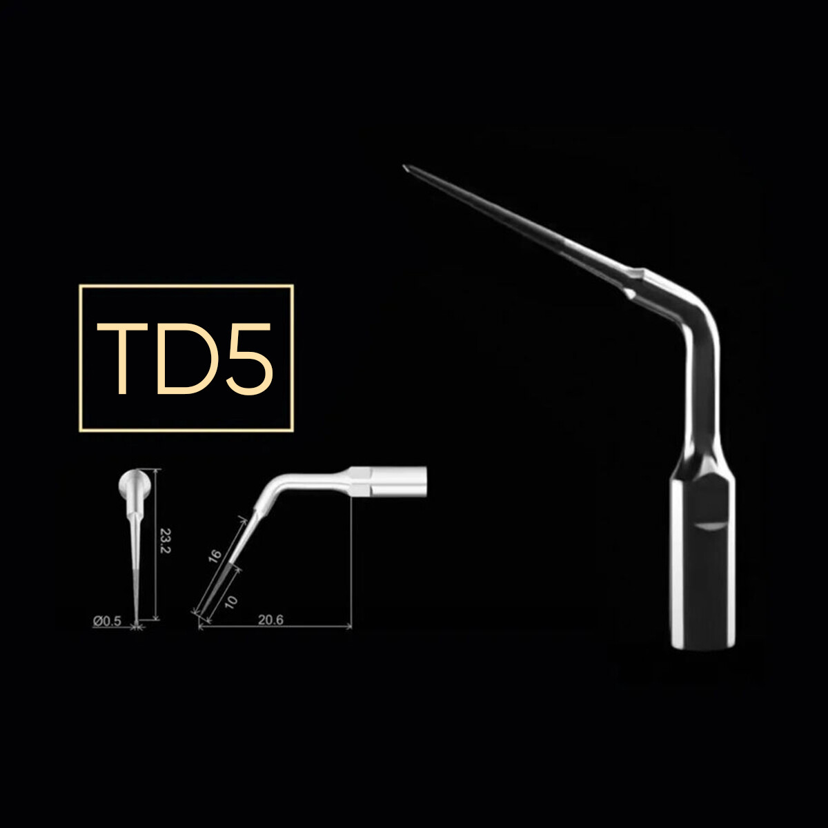 Woodpecker Dr Talal's Endo Kit Endodontic Ultrasonic Scaler Tips Kit Set TD1-TD6