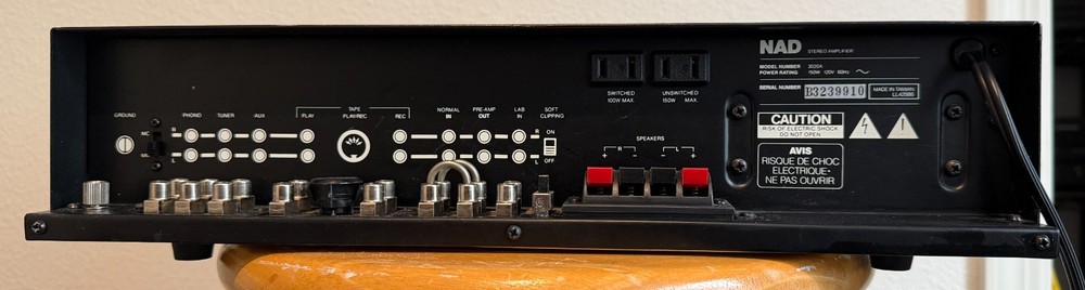 NAD 3020A Tested and Working read description