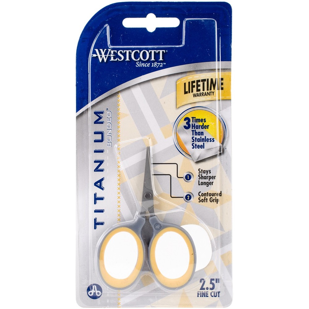 Titanium Fine Cut Scissors 2.5"